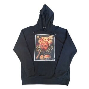 Gothic Circus Y2K Graphic Hoodie Size L Alt Streetwear Edgy Dark Alternative Emo